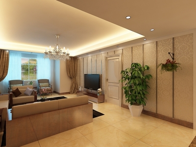 簡約美式風格，打造遠洋萬和城三室溫馨雅居——力天裝飾案例賞析